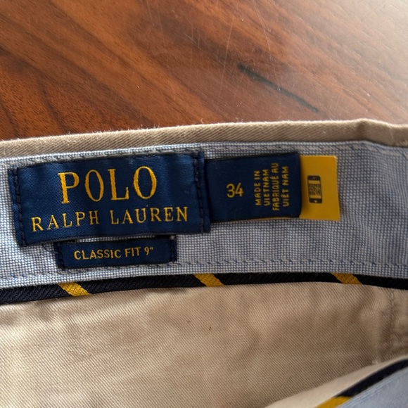 RALPH LAUREN POLO - the polo chino classic fit 9 inch - size 34 - Picture 2 of 6